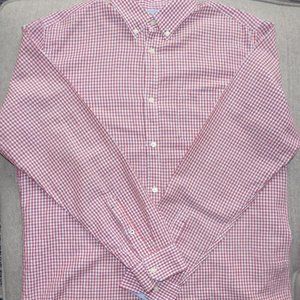 Banana Republic Button-Down Plaid Shirt XL